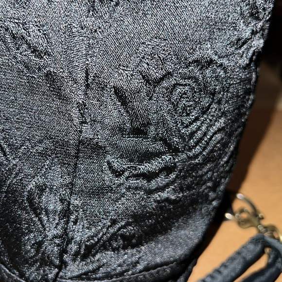 Kenneth Cole  reversible drawstring top mini satin backpack. - Picture 8 of 8